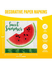 Summer Slice Luncheon Napkins 6.5
