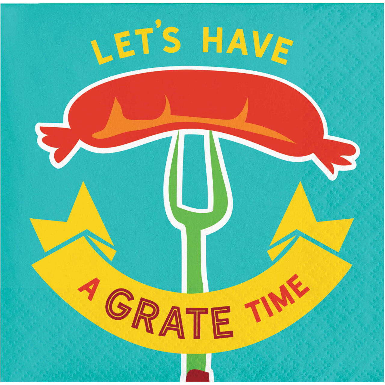 Sizzle and Serve Beverage Napkins 5" x 5"