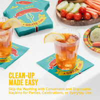 Sizzle and Serve Beverage Napkins 5