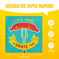 Sizzle and Serve Beverage Napkins 5