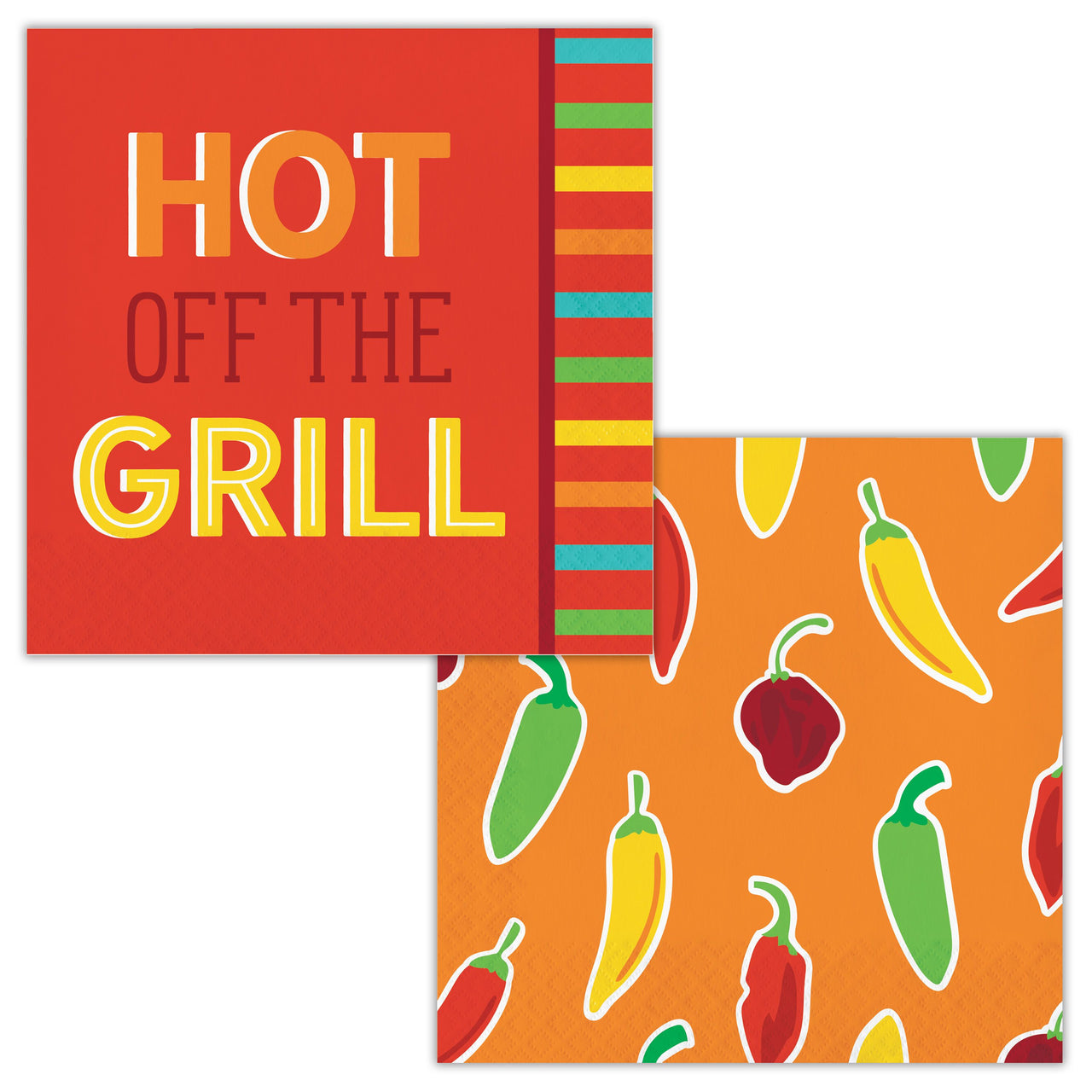 Sizzle and Serve Luncheon Napkins 6.5" x 6.5"