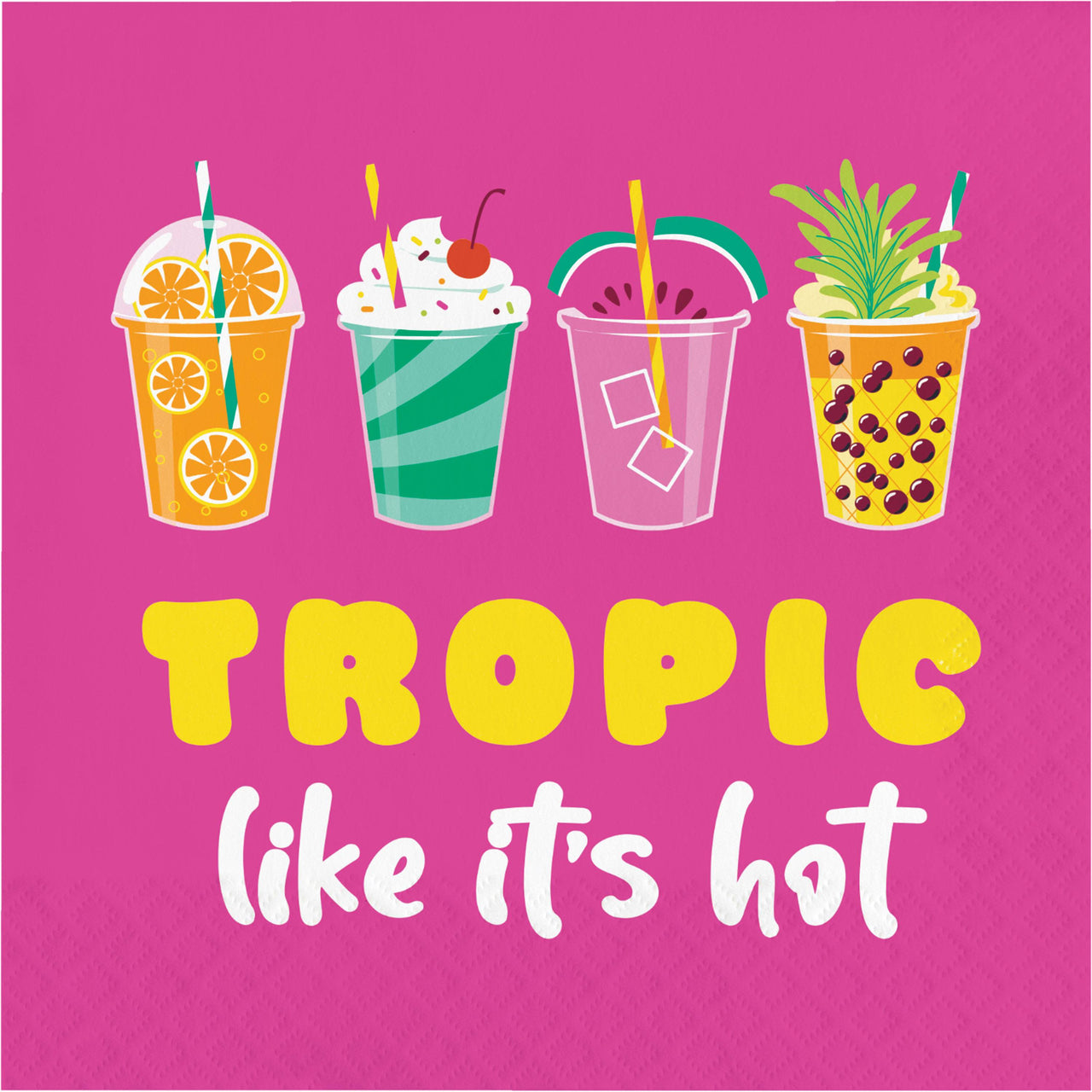 Tropic Par-Tea Luncheon Napkins 6.5" x 6.5"