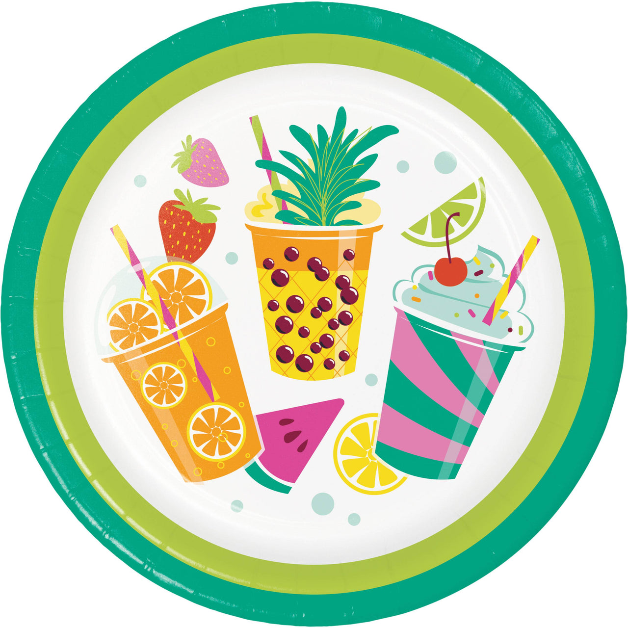 Tropic Par-Tea Luncheon Plates 7"