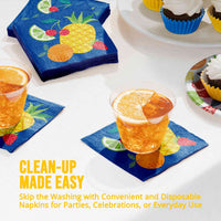 Citrus Bliss Beverage Napkins 5