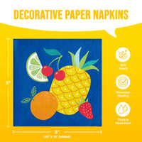 Citrus Bliss Beverage Napkins 5