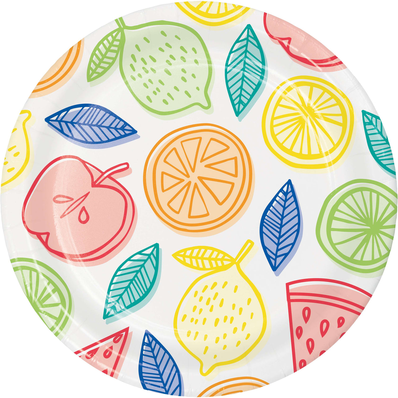Citrus Bliss Luncheon Plates 7"
