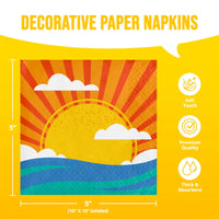 Sun Kissed Beverage Napkins 5