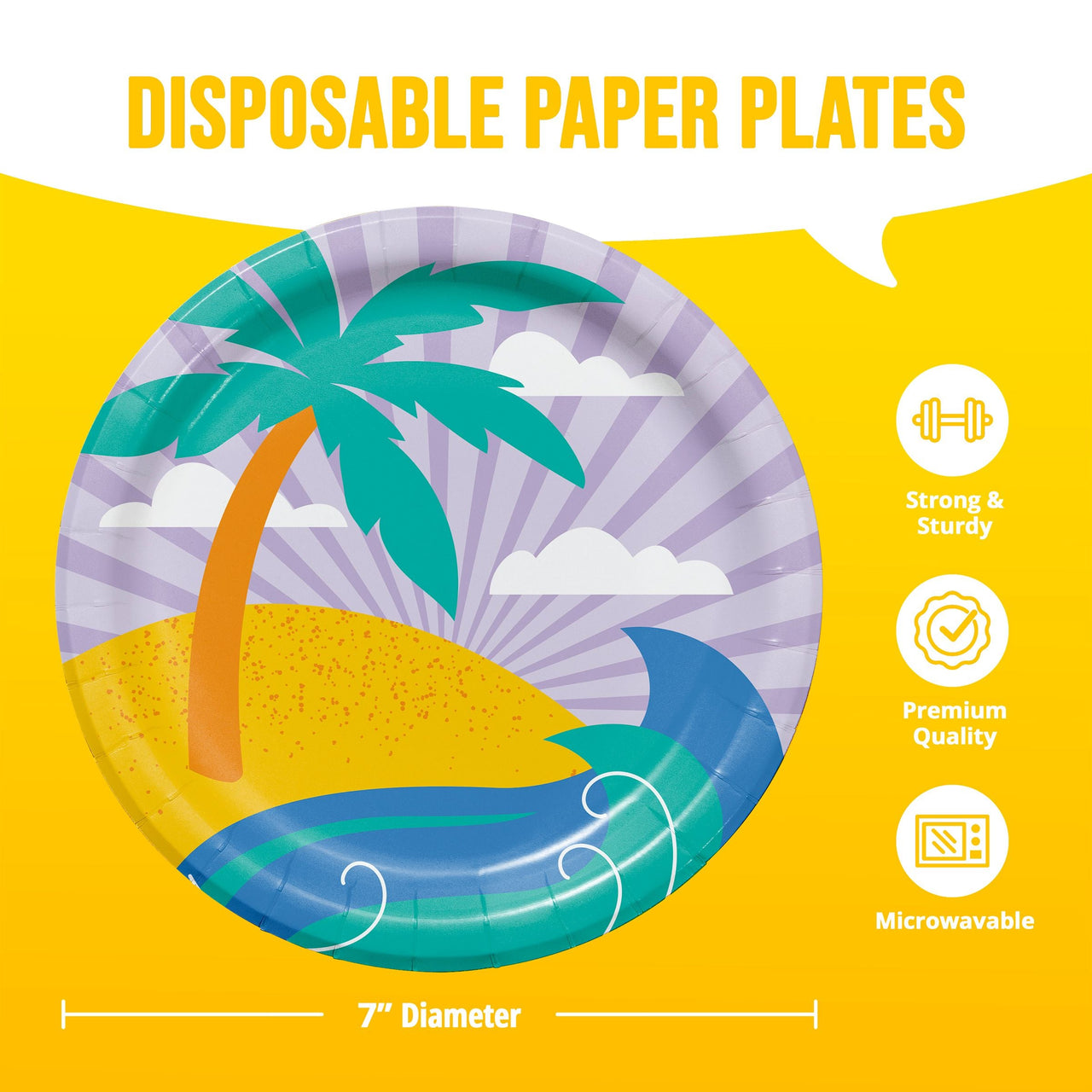 Sun Kissed Luncheon Plates 7"