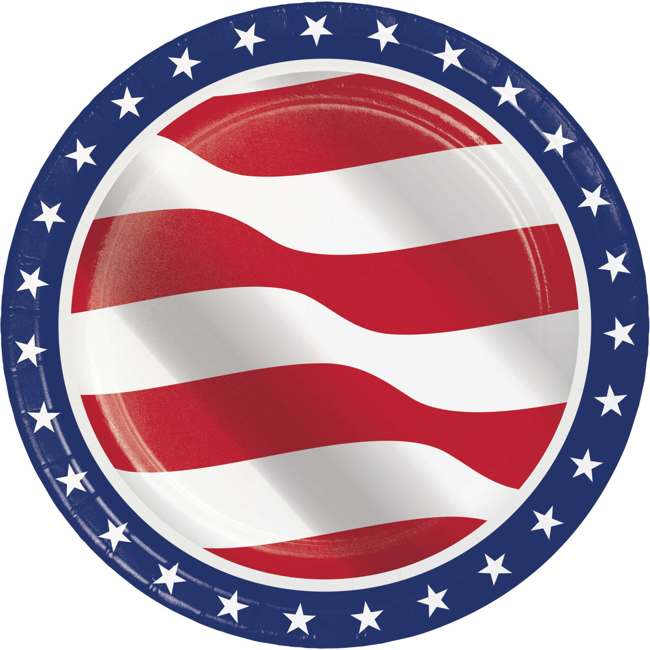 Flag Flair Luncheon Plates 7"