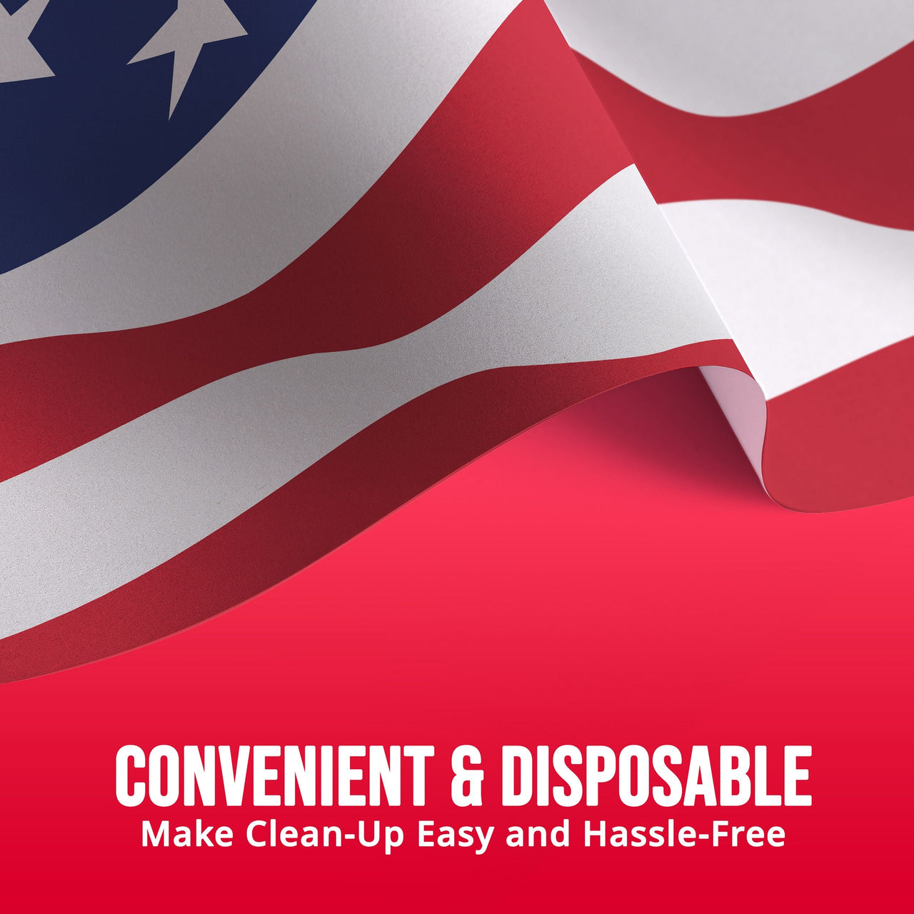 Flag Flair Plastic Tablecovers 54" x 96"