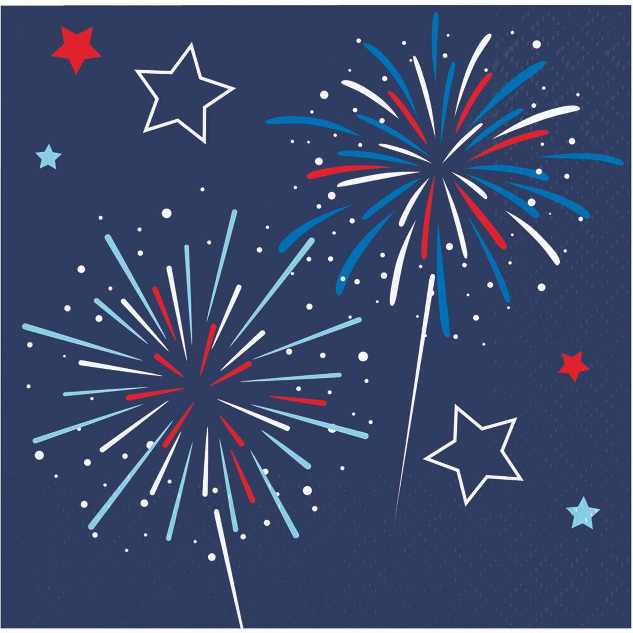 Liberty Lights Beverage Napkins 5" x 5"