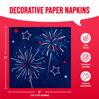Liberty Lights Beverage Napkins 5