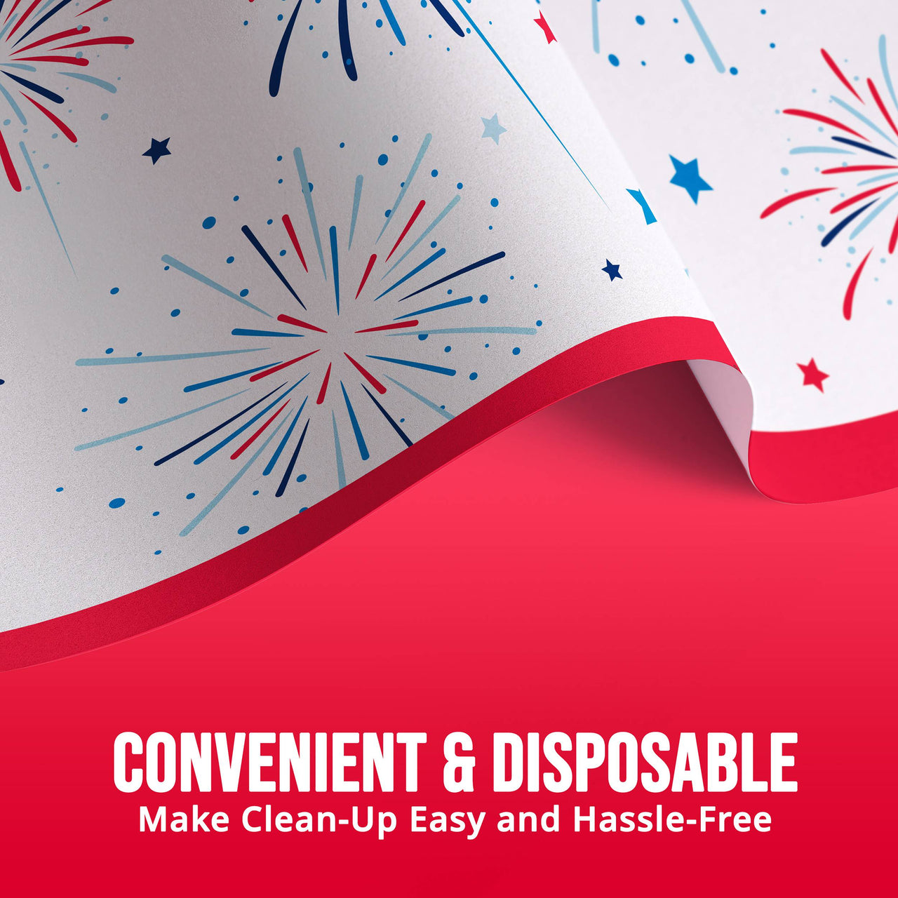 Liberty Lights Plastic Tablecovers 54" x 96"
