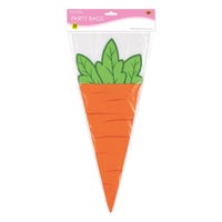 Carrot Shaped Cello Bags (20-Count) - 7.75 x 13 Inch Treat Bags - view 3