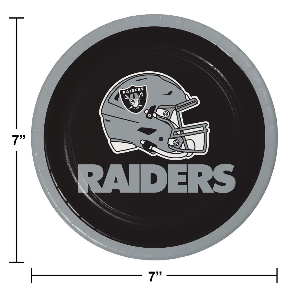 96ct Bulk Las Vegas Raiders Dessert Plates