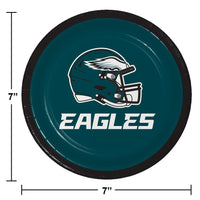 96ct Bulk Philadelphia Eagles Dessert Plates