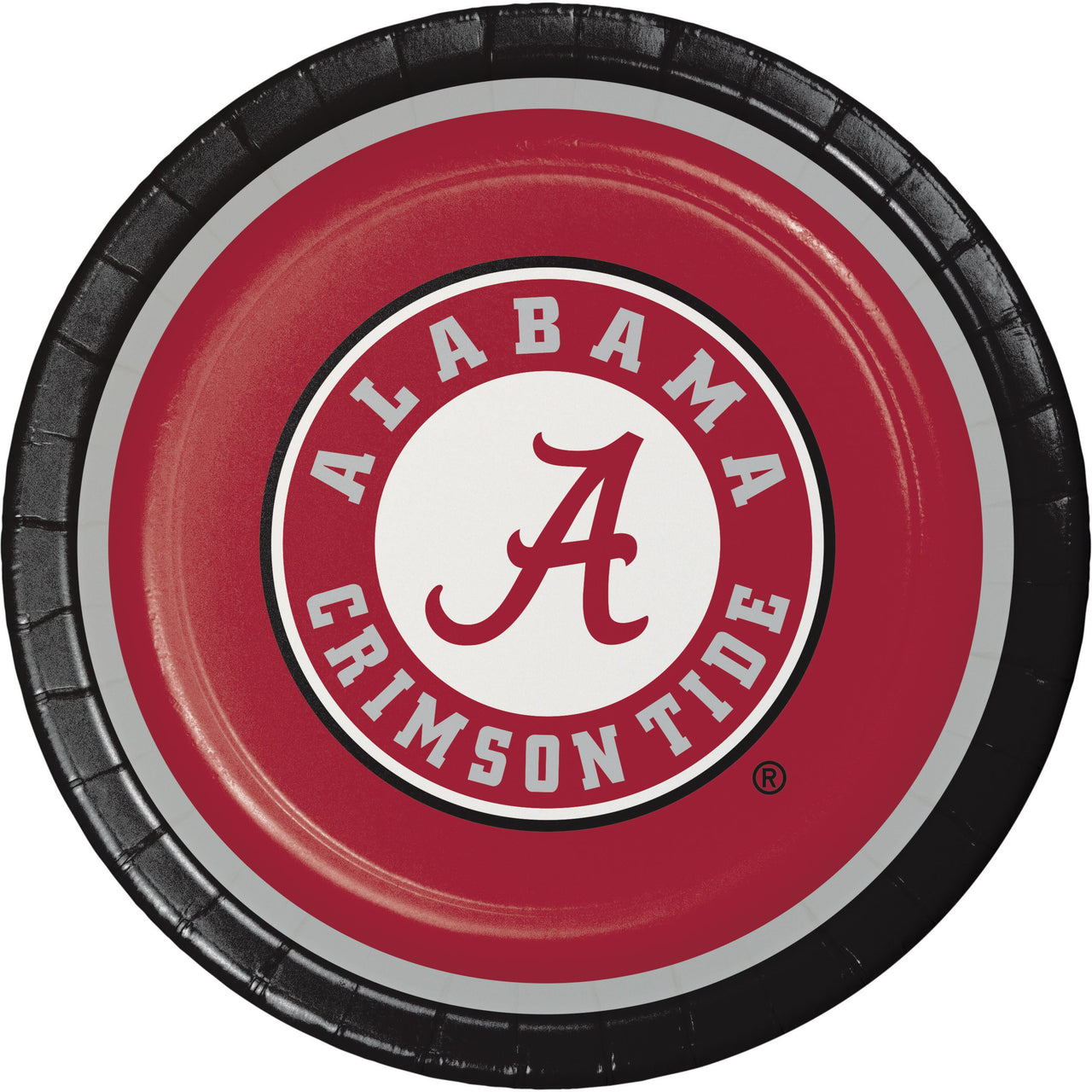 98 Pack University of Alabama Crimson Tide Party Supplies Retail Floor Display - Sports Party Supplies by Creative Converting