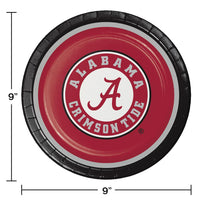 96ct Bulk University of Alabama Dinner Plates