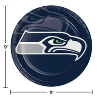 96/Case Bulk Seattle Seahawks Dinner Plates