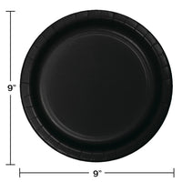 900ct Bulk Black Velvet Dinner Plates