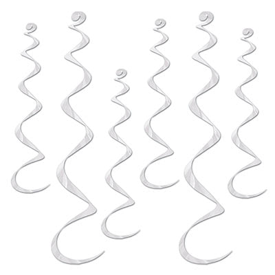 White Twirly Whirlys Party Decoration