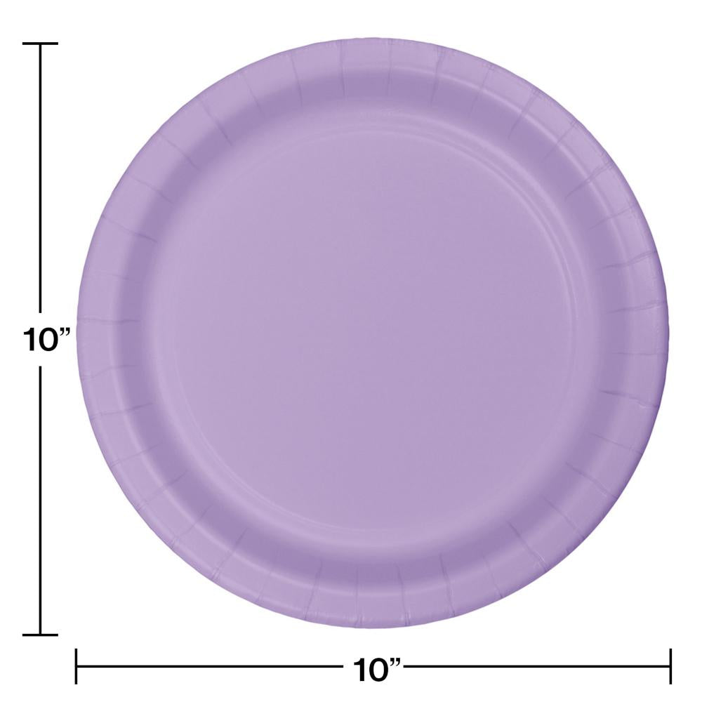 240ct Bulk Luscious Lavender Sturdy Style Banquet Plates