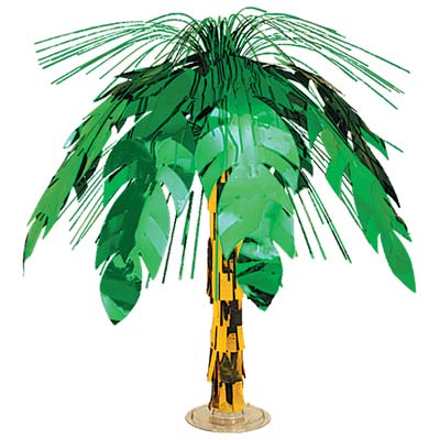 PALM TREE CASCADE CENTERPIECE