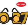 2027 Gold Glitter Eyeglasses New Year's & Graduation Party Favors