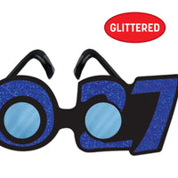 2027 Glitter Eyeglasses - Assorted Colors, One Size Fits Most