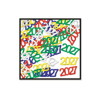 2027 Multi-Color Fanci-Fetti Silhouettes Confetti- New Year & Graduation
