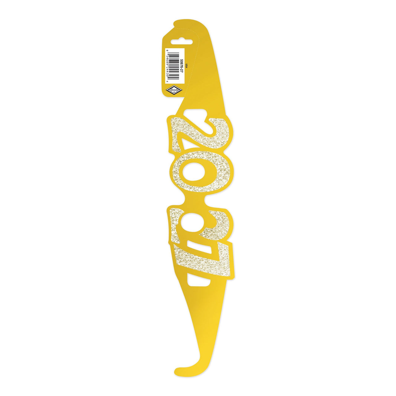 2027 Glittered Foil Eyeglasses - New Year's & Graduation Party Favors - view 4