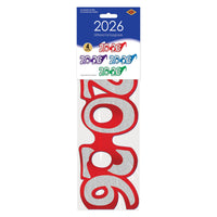2026 Glittered Eyeglasses - New Year & Graduation Party Favors