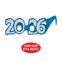2026 Glittered Eyeglasses - New Year & Graduation Party Favors