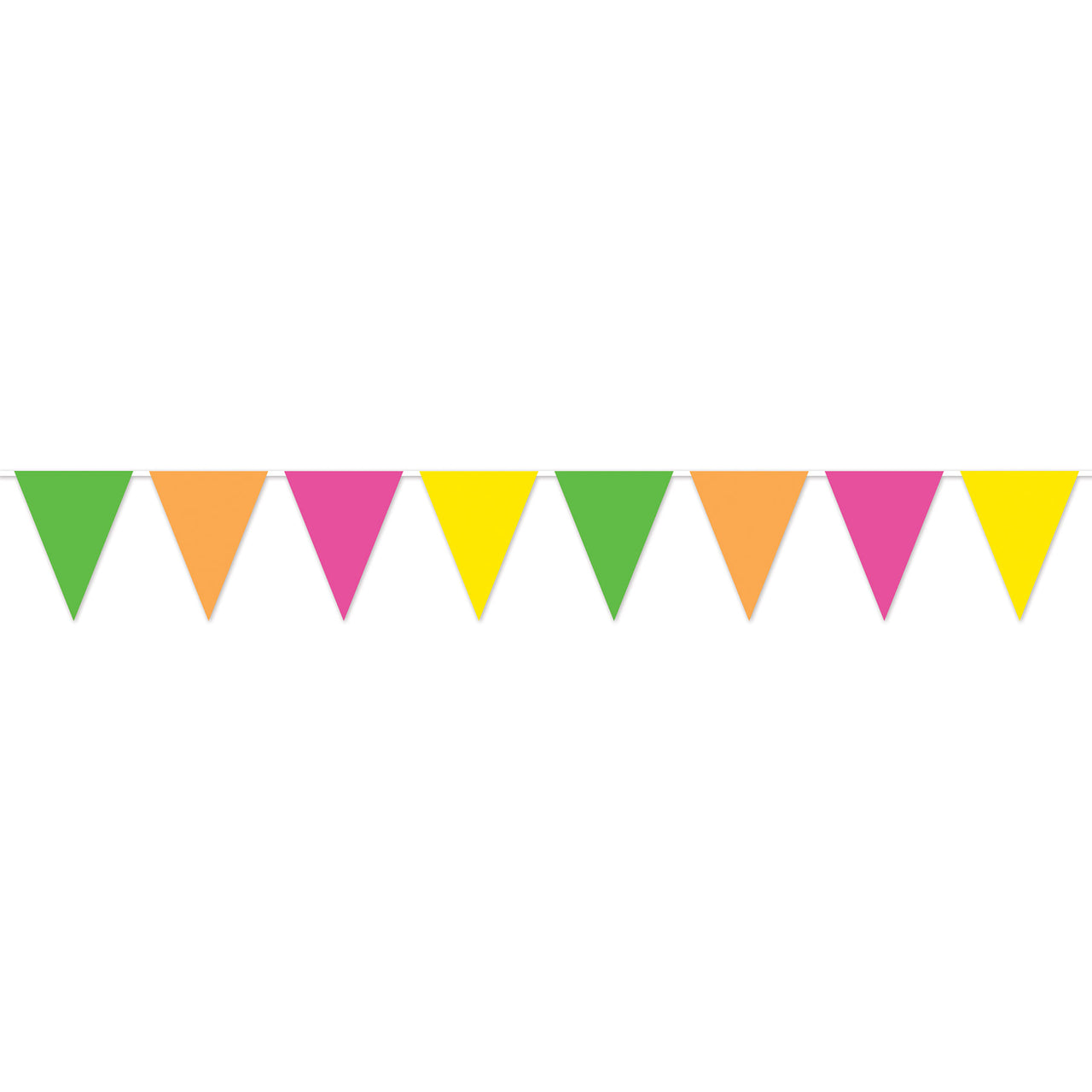 Neon Pennant Banner (1 per package)