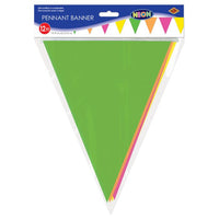 Neon Pennant Banner