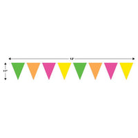 Neon Pennant Banner