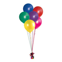 Rainbow Metallic Wrapped Balloon Weight