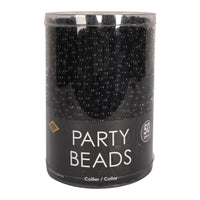 Black Party Beads - 7mm x 33