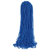 Blue Party Beads - 7mm x 33