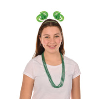 Green Round Party Beads - 7mm x 33