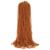 Orange Round Party Beads - 7mm x 33