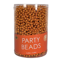 Orange Round Party Beads - 7mm x 33