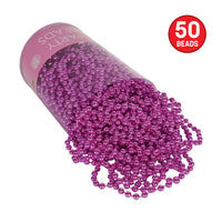 Pink Party Beads - 7mm x 33