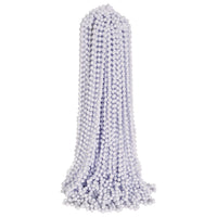 White Party Beads - 7mm x 33 inch (50/Pkg)