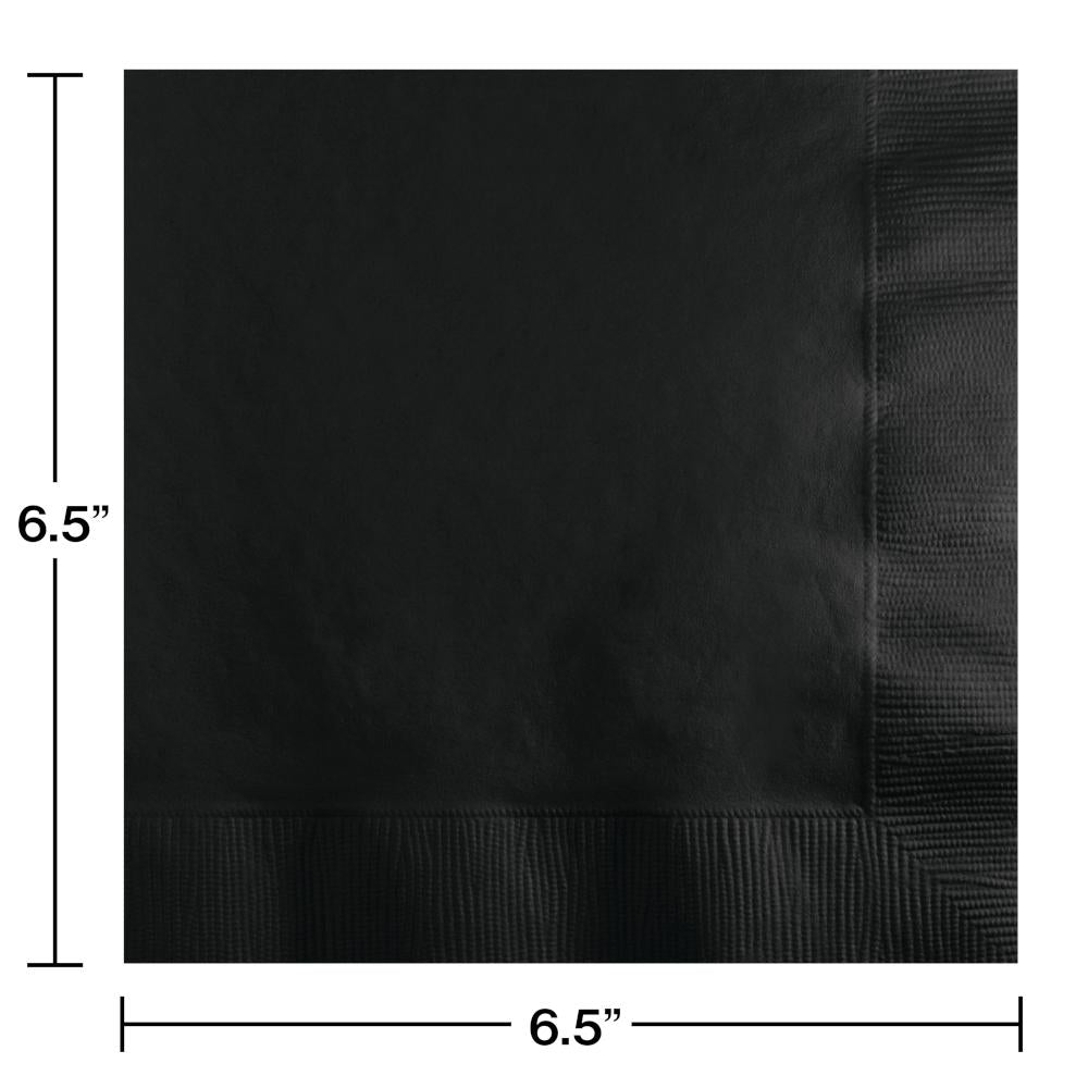 Bulk Black Velvet Value Friendly Luncheon Napkins (240 per Case)
