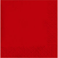 Bulk 240 pc Classic Red Value Friendly Luncheon Napkins  - Solid Color Party Tableware by Creative Converting
