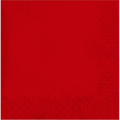 Bulk 240 pc Classic Red Value Friendly Luncheon Napkins  - Solid Color Party Tableware by Creative Converting