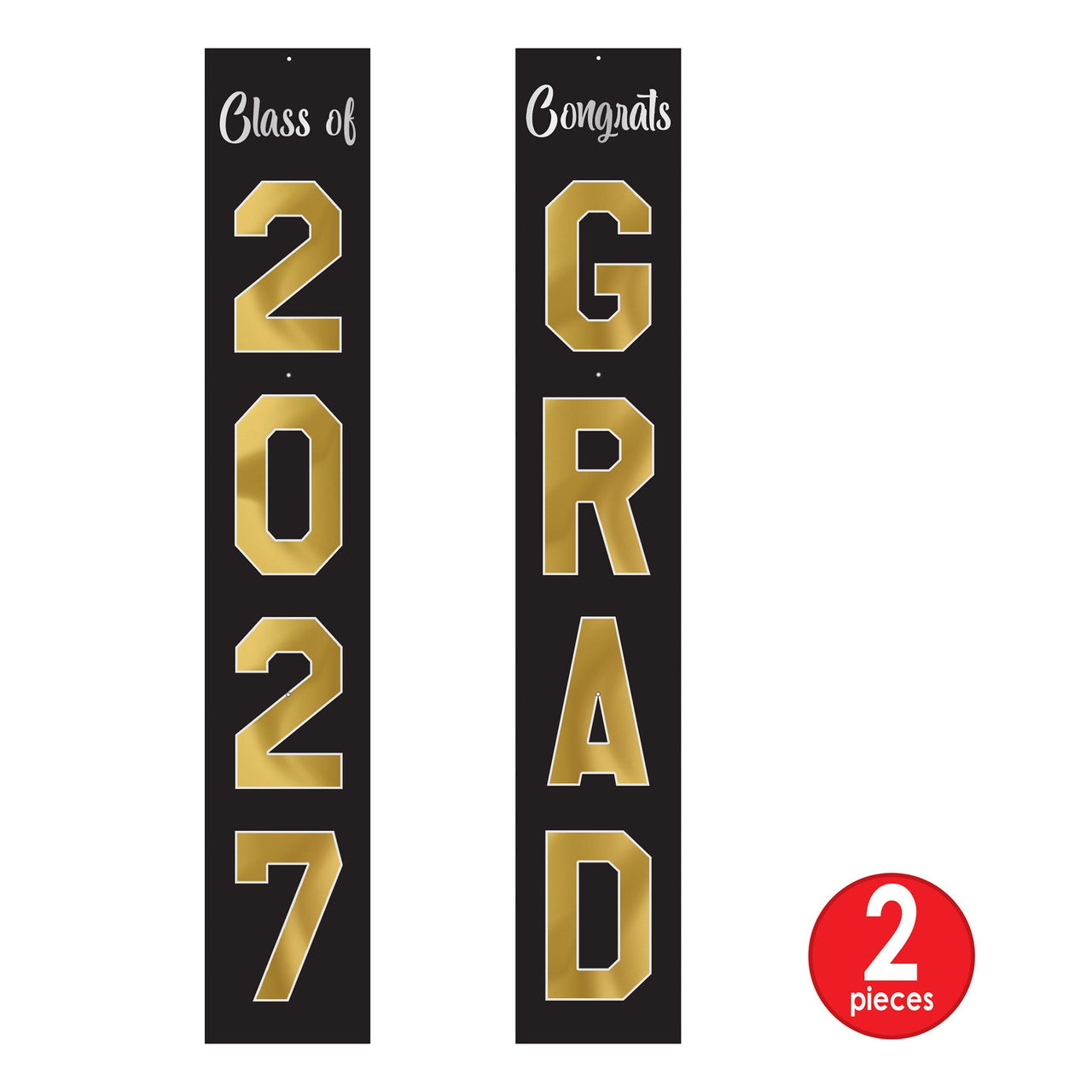 Graduation Foil Pull-Down Cutouts - 6 ft Jointed Figures
