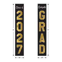 Graduation Foil Pull-Down Cutouts - 6 ft Jointed Figures