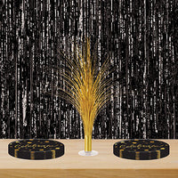 METALLIC SPRAY CENTERPIECE